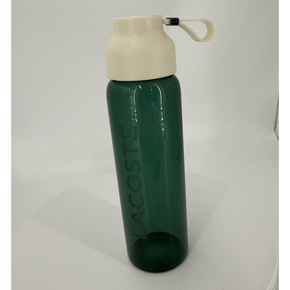 Lacoste Green Glass Water Bottle with 250ml-Logo